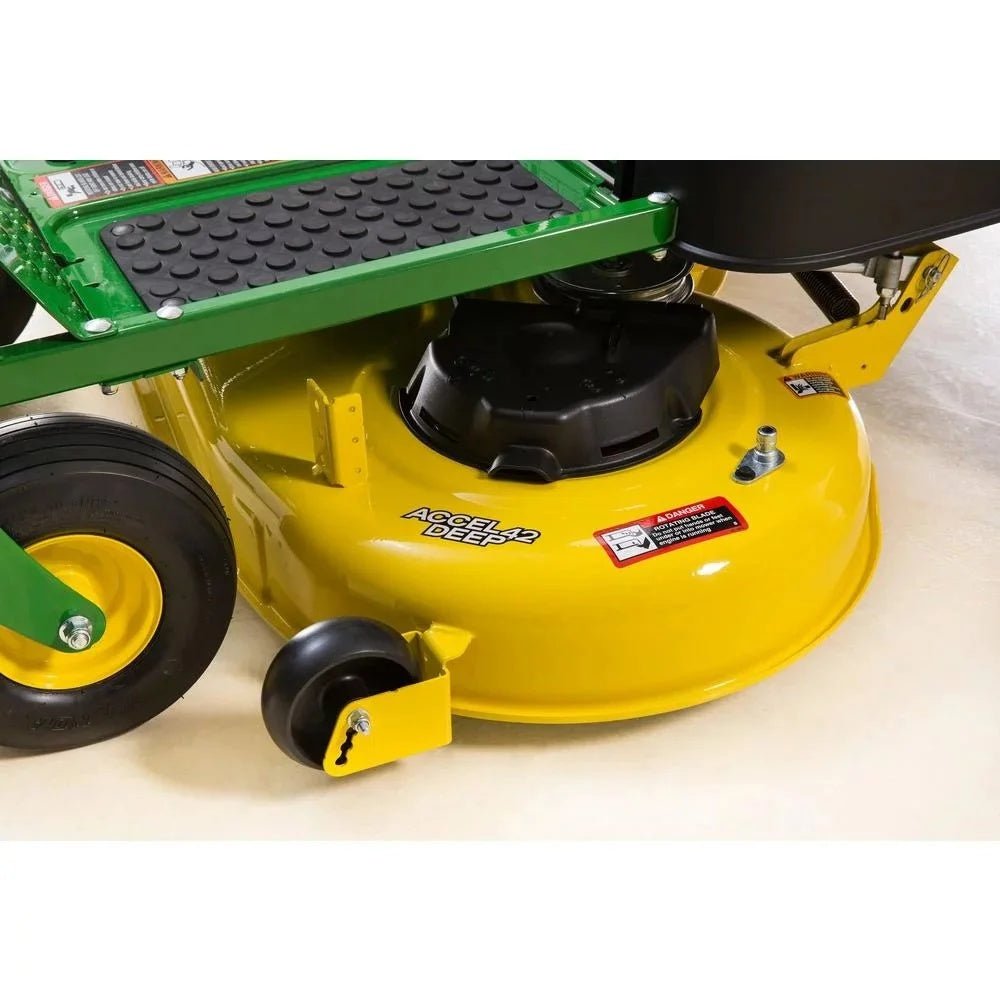 VIRLALA John Deere Z345M 42-inch 22 HP gas zero-turn riding lawn mower with dual hydrostatic transmission and cutting deck