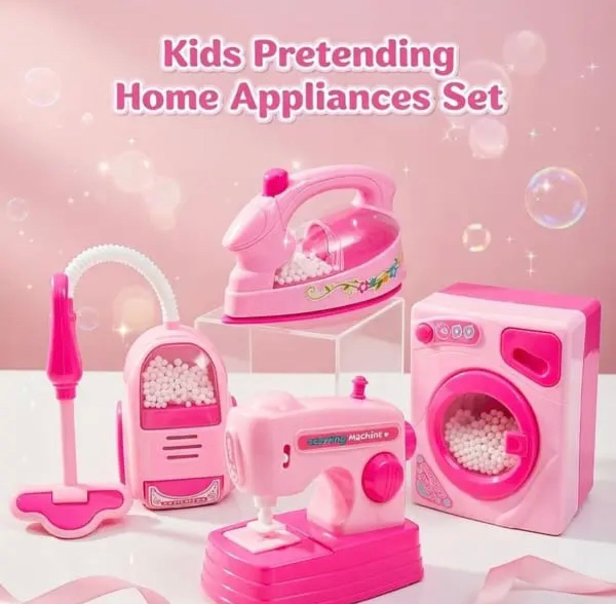 Kids pretending Home appliances set