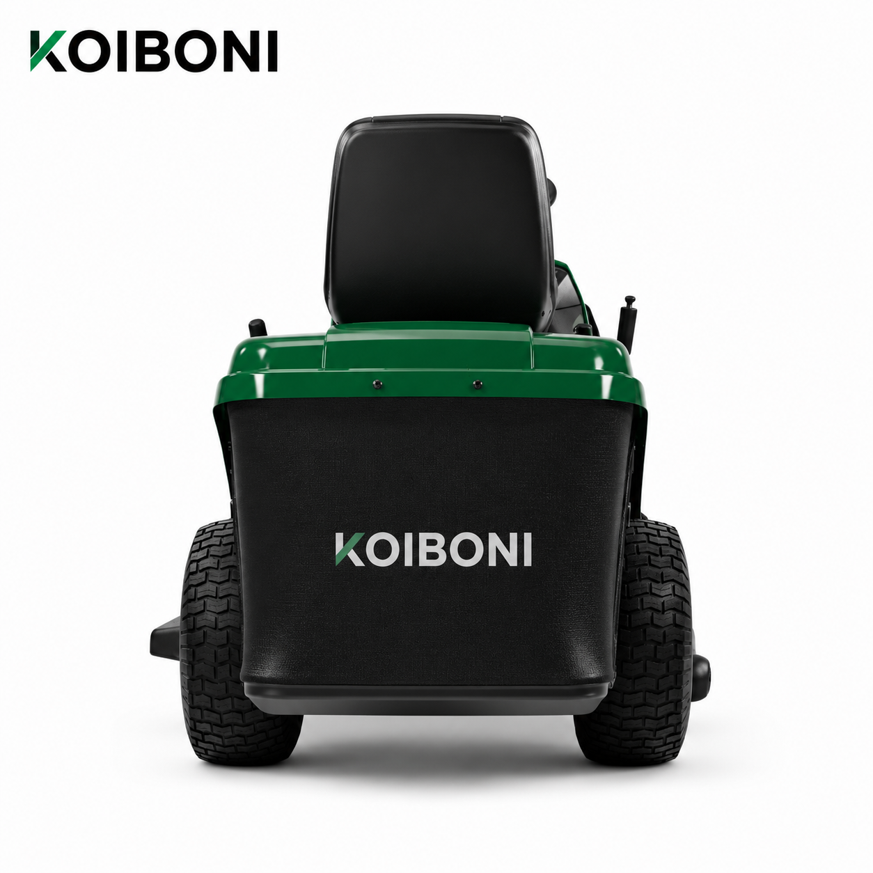 KOIBONI ProCut 2200H 620cc ride-on lawn mower with cutting deck and control panel, ideal for large lawn maintenance.