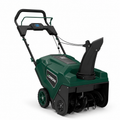 KOIBONI SnowMaster 20 single-stage auger snow blower with a powerful engine and clearing chute, ready for winter snow removal.